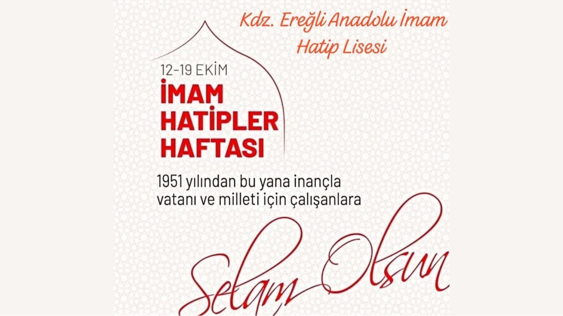 12-19 Ekim İmam hatipler Haftası